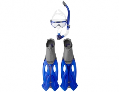Speedo Pack Glide Mask Snorkel + Fin Set